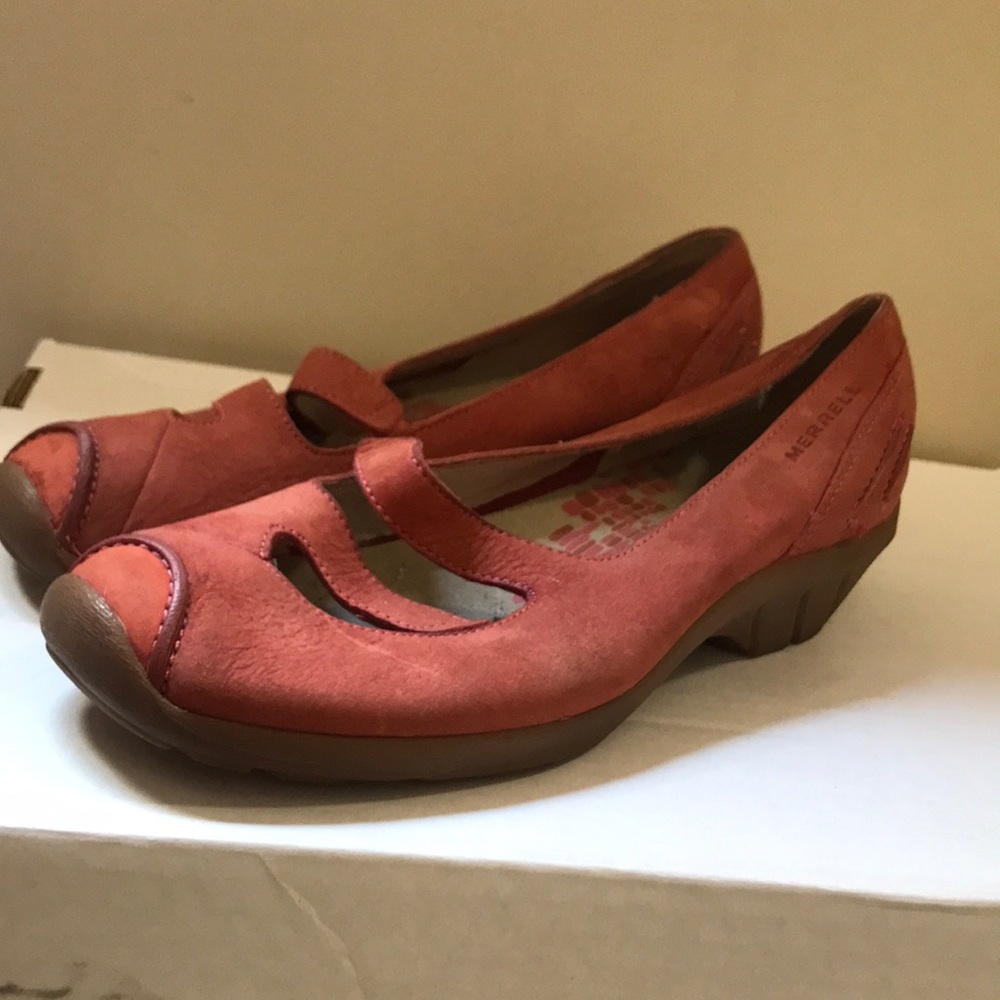 Merrell Gabriella Brindle shoes 8.5 Porcelain Rose active MaryJanes exc. con.